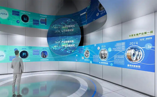 未來企業(yè)智能展廳設計